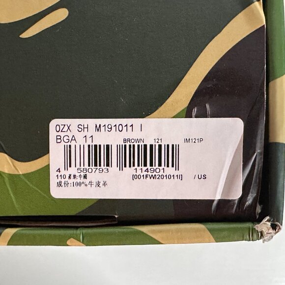 A Bathing Ape STA 93 Mid Sneakers Men Size 11 / New - Picture 11 of 12